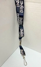 Authentic Brine Lacrosse Lanyard (STRAIGHT FONT) - 17” Drop Length  (71918) (RK)