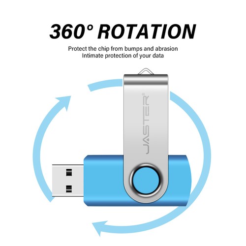 128G 64G 32G USB2.0 Flash Drive Free Custom Logo Silver Metal Case Real Capacity - Picture 6 of 20
