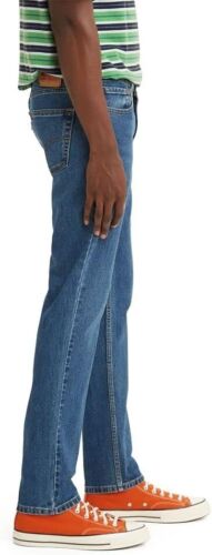 Levi's Men's 511 Denim Jeans Modern Slim Fit Pants Light Distress Blue 32X32 - Picture 3 of 12