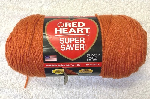 New Red Heart 7 ounce Skeins Yarn Many Color Choices Blue Yellow Purple Etc - Picture 21 of 80