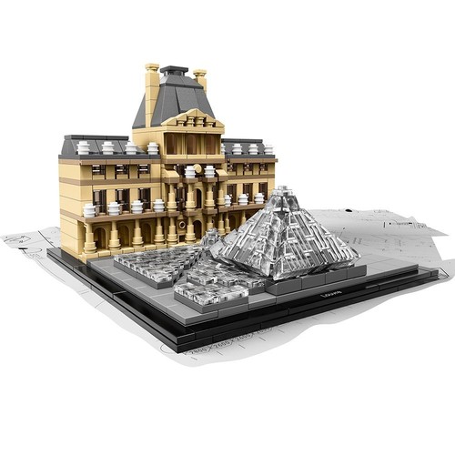 ¡NUEVO sellado! LEGO Architecture 21024 Kit de Construcción Louvre - Imagen 2 de 7