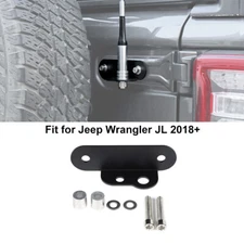 Tailgate Hinge Mount Radio Antenna Mount Bracket  for 2018+ Jeep Wrangler JL JLU