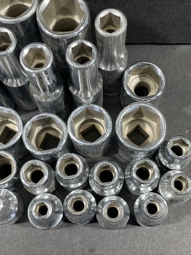 46- Truecraft 1/4” Sockets, 6 Point, Deep & Shallow, SAE & Metric, Free US Ship - Picture 12 of 12