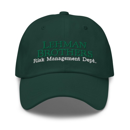 Lehman Brothers Risk Management Adjustable Baseball Cap Gift Embroidery Dad Hat - Picture 8 of 11