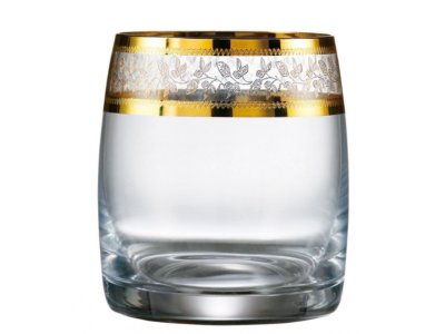 Whiskeygläser Schnapsgläser Kristallgläser Bohemia Model Ideal Gold