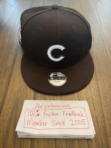 Youth Hat Club Exclusive Cereal Pack Chicago Cubs 1990 Patch SnapBack New