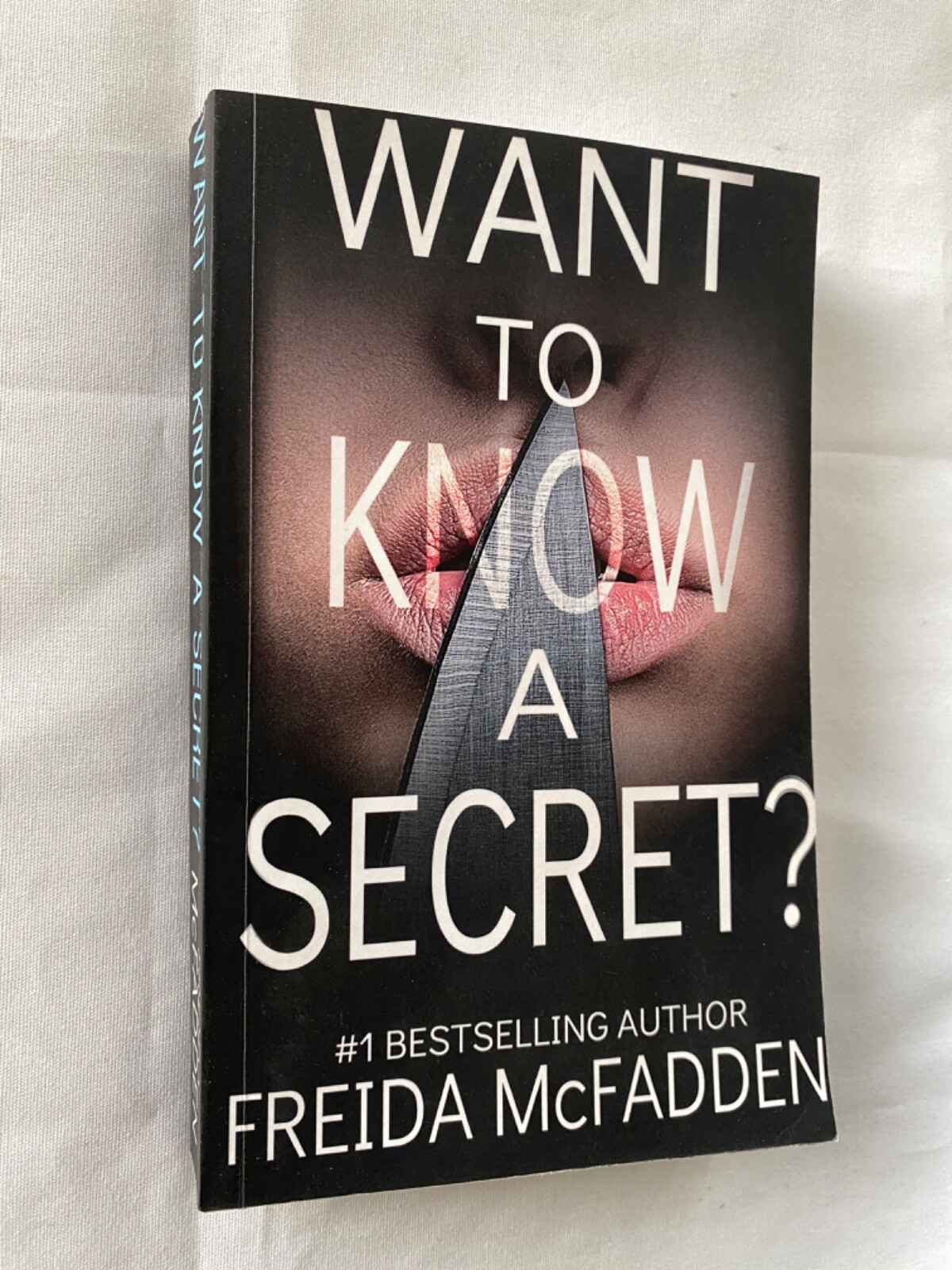 Want to know a secret by freida mcfadden suspense thriller paperback