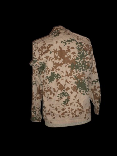 GERMAN ARMY TROPICAL FLECK CAMOUFLAGE SHIRT/JACKET SIZE SMALL FLECKTARN - Picture 3 of 9