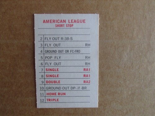 1969 MILTON BRADLEY BASEBALL GAME CARDS M-TEAM COMPLETE YOUR SET U-PICK CHOOSE - Picture 262 of 283