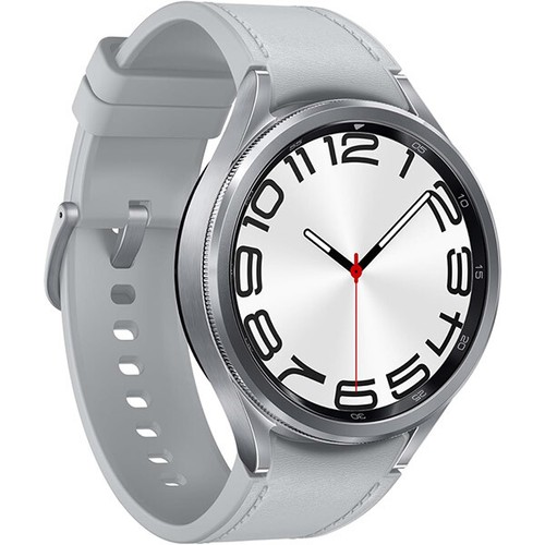 Samsung Galaxy Watch 6 SM-R965 Silber Smartwatch 47 mm digitaler Touchscreen - Afbeelding 4 van 5
