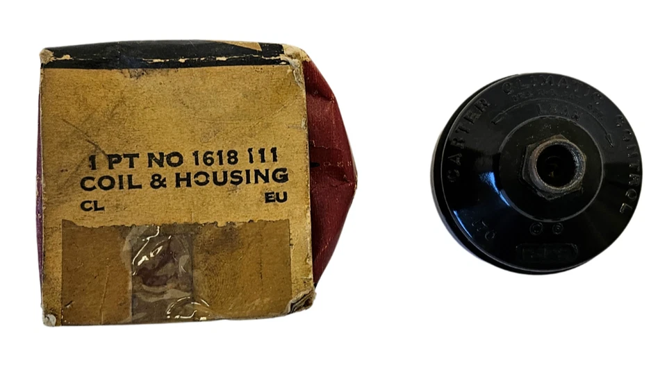 1954-1959 Plymouth Carter carburador estrangulador bobina e carcaça 6 cilindros 1618111 novo na caixa - Imagem 2 de 4