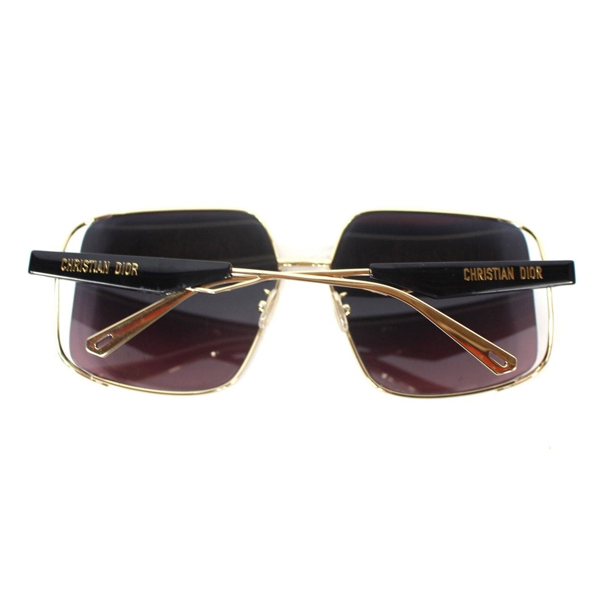 Dior ArchiDior S1U Oversized Sunglasses NEW 61mm Gold Square