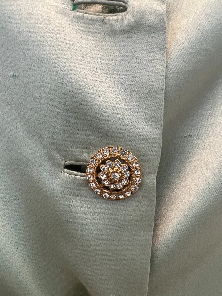 Traje Falda Vintage Oscar De La Renta Para Mujer Talla 8 Alterada Ver Medidas Foto 3 de 4