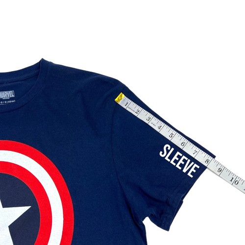 Camiseta oficial de Marvel Comics ADULTO GRANDE Capitán América Escudo Vengadores - Imagen 12 de 14