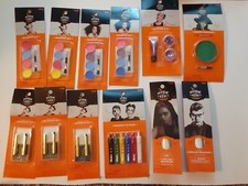 12pc Halloween Makeup Costume Colors Face Paints Glitter Kits Set Lot