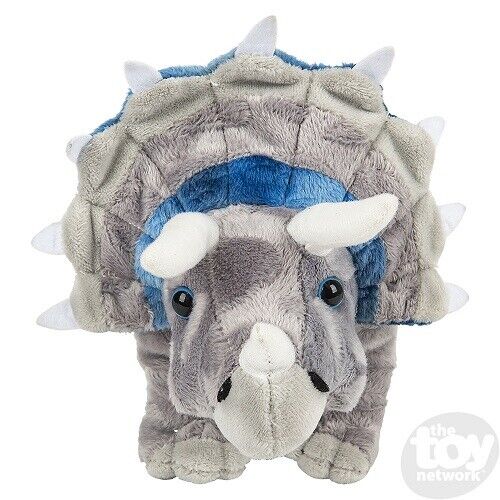 New 13 Inch Triceratops Dinosaur Stuffed Animal Plush Toy - Picture 2 of 2