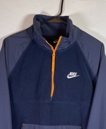 Nike NSW CE Invierno Polar Polar Vellón CZ4900 410 Azul/Dorado Nuevo Para hombres Talla Pequeña - Imagen 3 de 5