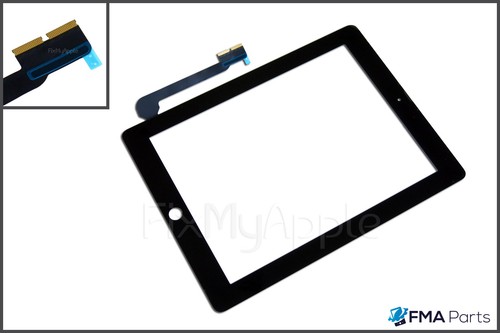 iPad 3 Black Touch Screen Glass Digitizer Front Replacement New Wifi 3G Tools - Picture 2 of 5