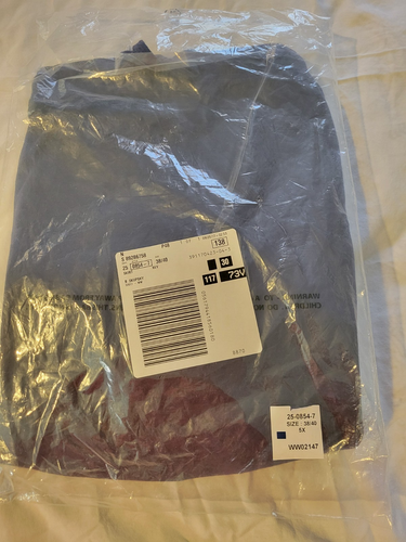 Woman Within Skirt 5X Navy NIP 36" length cotton poly blend - Picture 6 of 9