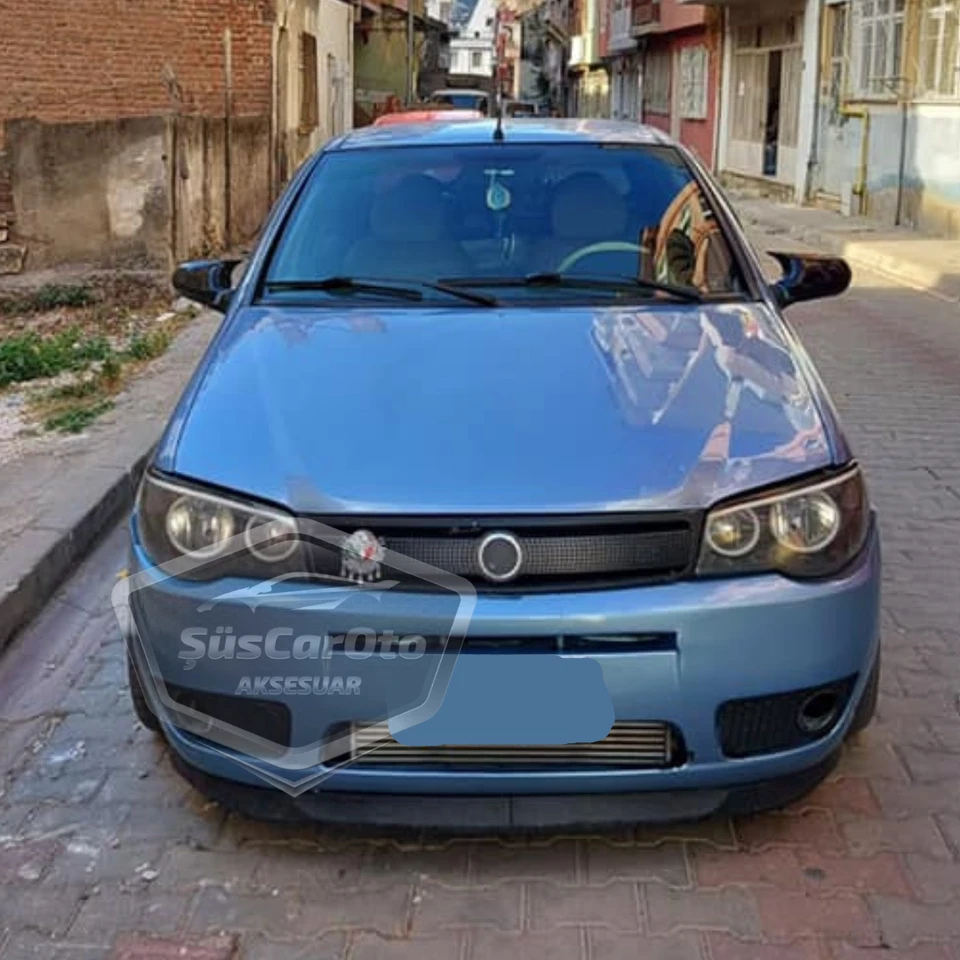 Para Fiat Albea 2002-2009 Batman Murciélago Ala Espejo Cubierta Piano Negro Plástico Par Foto 2 de 4