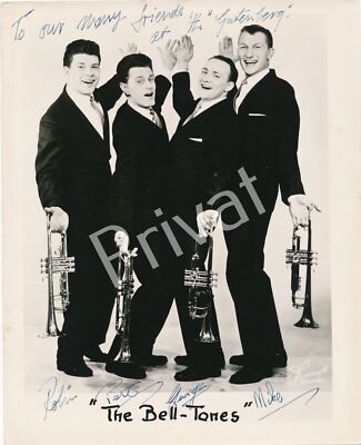 100% Original Autogramm Autograph handsigniert The Bell Tones L1.67