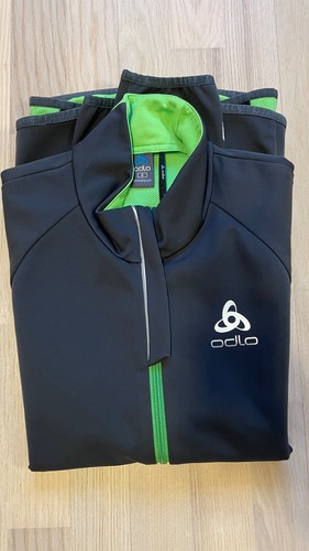 ODLO Herren-Laufjacke Softshell-Jacke Windproof Herbst/Winter atmungsaktiv Gr. S - Bild 3 von 7