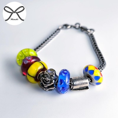 Luxurious 9-Piece Set Trollbeads Bracelet S925.