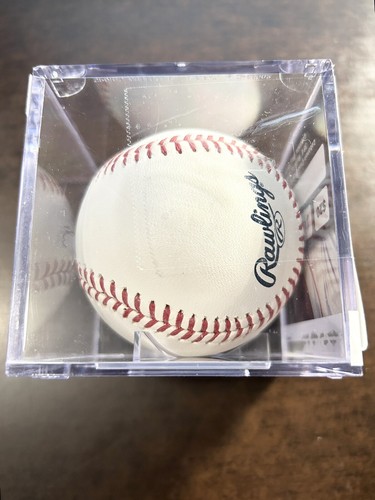 ⚾️ Scooter Gennett Autografiado OMLB Béisbol con Cubo de Plástico, Certificado de Autenticidad B3 - Imagen 4 de 12