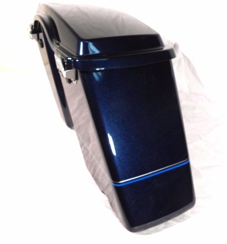 Right Saddlebag Assembly with Lid Luxury Blue 90900-03XY NEW #1718 - Picture 4 of 7