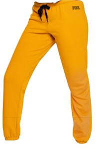 NWT-PINK-VS-VICTORIA-039-S-SECRET-CLASSIC-JOGGER-PANTS-GOLD-YELLOW-SMALL-FREE-SHIP