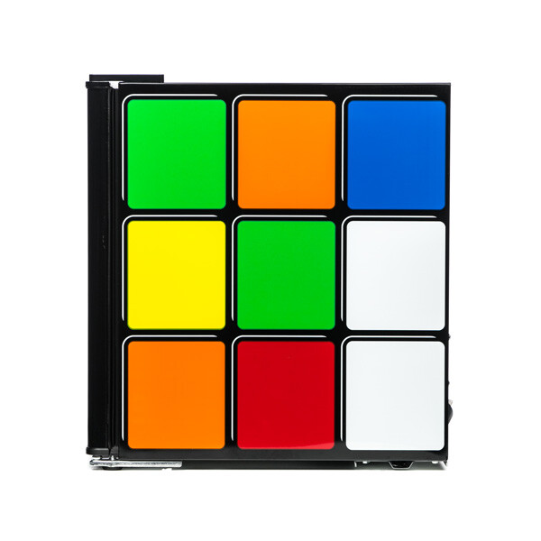 rubik's cube beer fridge
