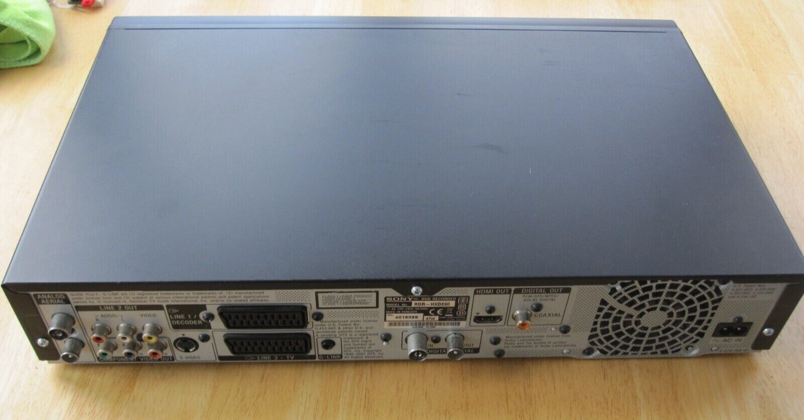 5 DVD/BluRay recorders/players 4 Panasonic, 1 Sony eBay