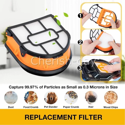 Replacement Brush Roller & Filter For Shark HydroVac - Deep Cleaning Kit - Picture 5 of 12