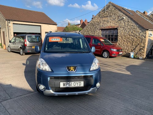 WHEELCHAIR ACCESSIBLE WAV DISABLED 2012 PEUGEOT PARTNER PASSENGER UP FRONT 37K - Picture 2 of 16