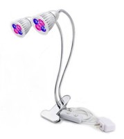 Dual Head Led Plant Grow Light Featuring Adjustable Neck Double On/off Power ... on sale Dual Head Led Plant Grow Light Featuring Adjustable Neck Double On/off Power ... on sale