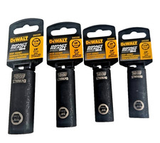 2 Of Each 58 1 116 Dewalt 6 Point 38 Drive Deep Impact Sockets