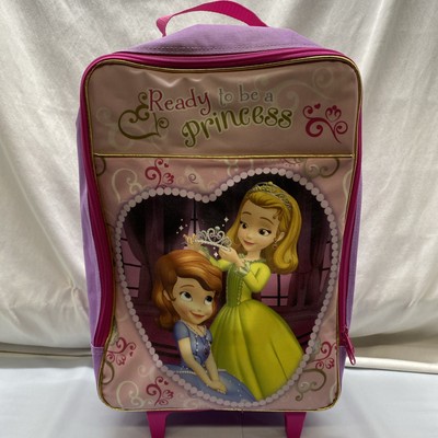Disney Sofia The First Ready to be a Princess Rolling Suitcase Hard Handle