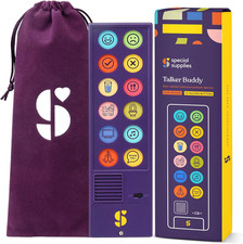 Special Supplies AAC Communication Device for Speech Therapy, Talker Buddy Commu