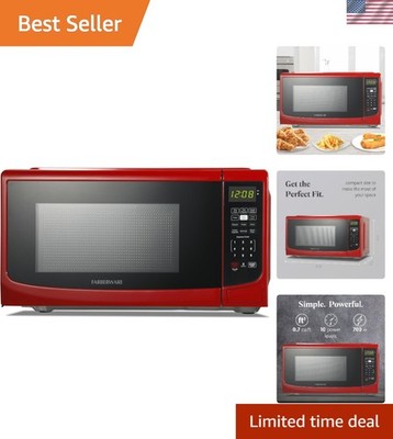 Farberware Countertop Microwave 700 Watts, 0.7 Cu. Ft. - Microwave Oven with LED