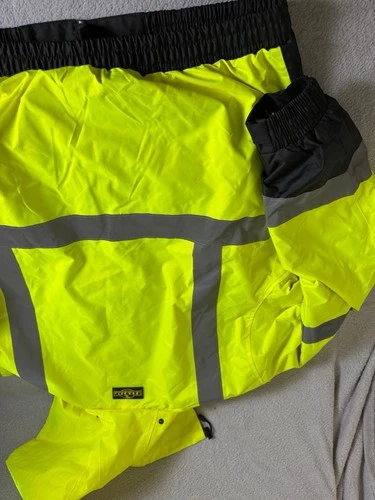 Radwear Safety Jacket Mens Large Multicolor Full Zip Hooded High Visibility image 12