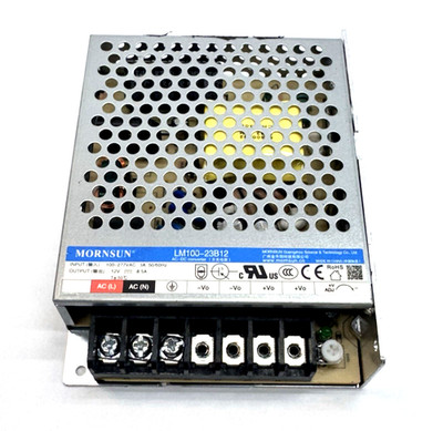 Mornsun LM100-23B12 AC/DC Enclosed Switching Power Supply, 12V 8.5A 100W