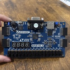 Digilent Basys 3 FPGA Development Board Pushbutton LED USB VGA