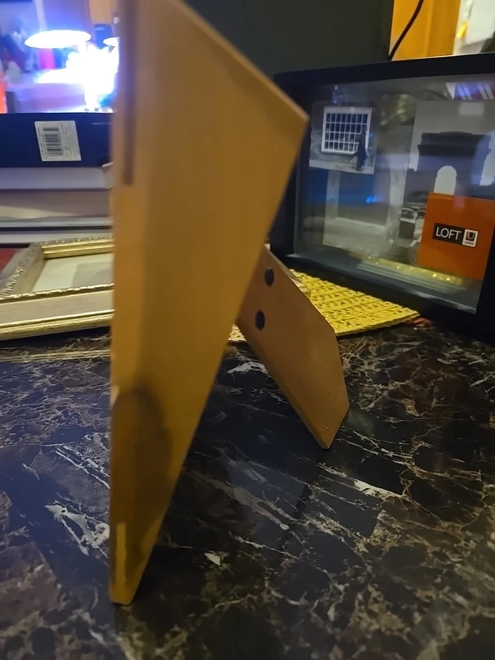 Milano Series 3.5 x 2.5 Light Color Wood Frame Freestanding modern design - Image 2 of 4