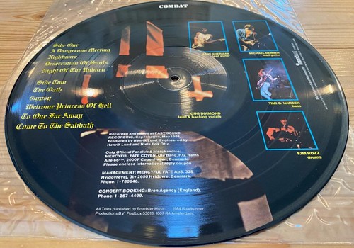 Mercyful Fate – Don't Break The Oath LP 12" Picture Vinyl Record 1984 Numbered - Picture 8 of 12