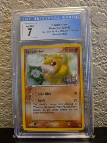 Sandshrew graded CGC 7 for sale on eBay