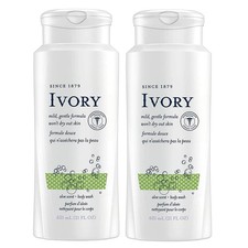 Ivory Scented Body Wash, Aloe 21 oz Pack of 2