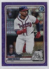 2020 Bowman Chrome Mega Box Purple Mojo Refractor /250 William Contreras 05k6