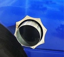 JEGS 31950 Exhaust Pipe Fender Exit Bezel for 3 in. Collectors