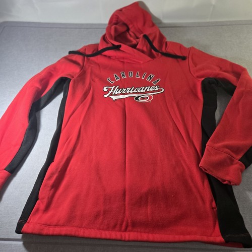 Carolina Hurricanes Hoodie Herren L Sweatshirt NHL Hockey String Tie Rot - Bild 2 von 7