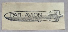 186) POCZTOWA HISTORIA STEMPEL WYDRUK ZEPPELIN PAR AVION